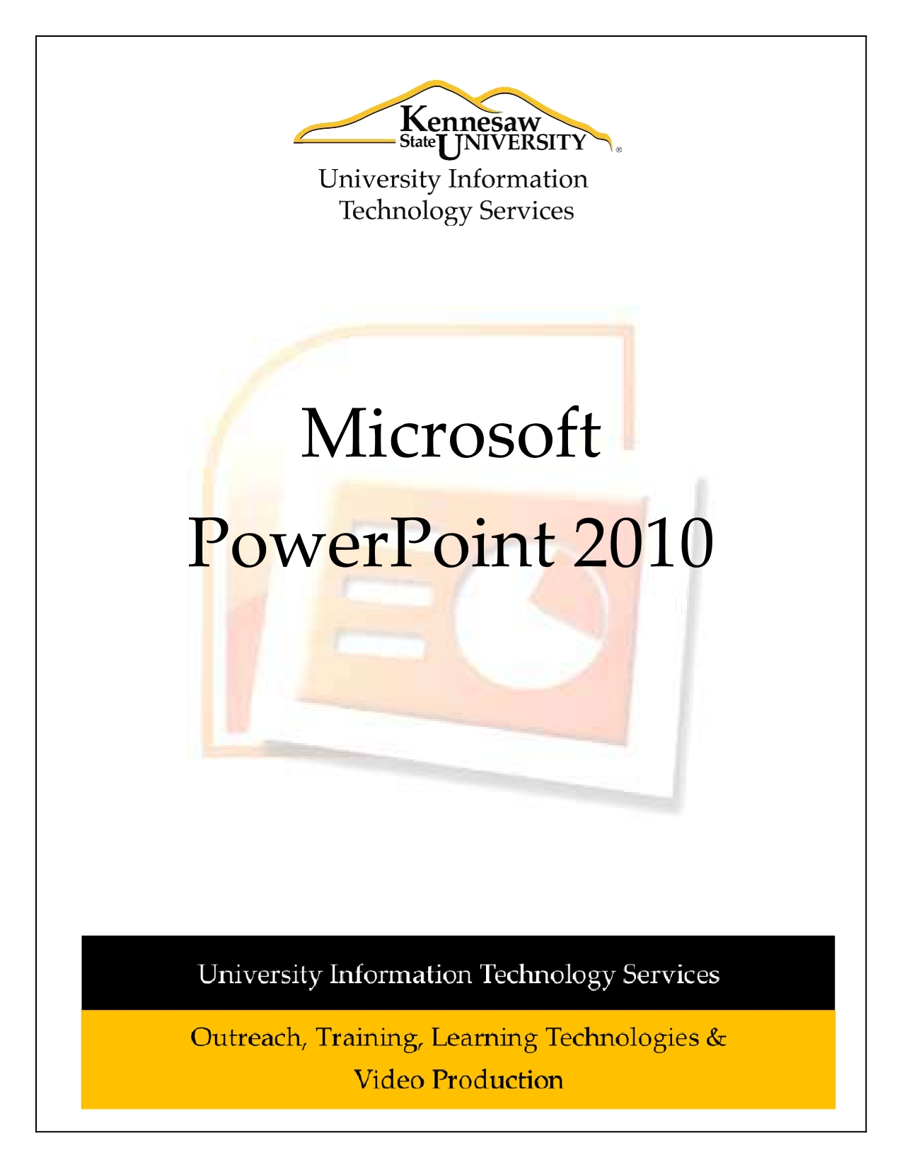 Powerpoint 2010 creating a presentation
