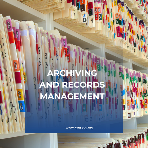 Certificate in Archiving and Records Management