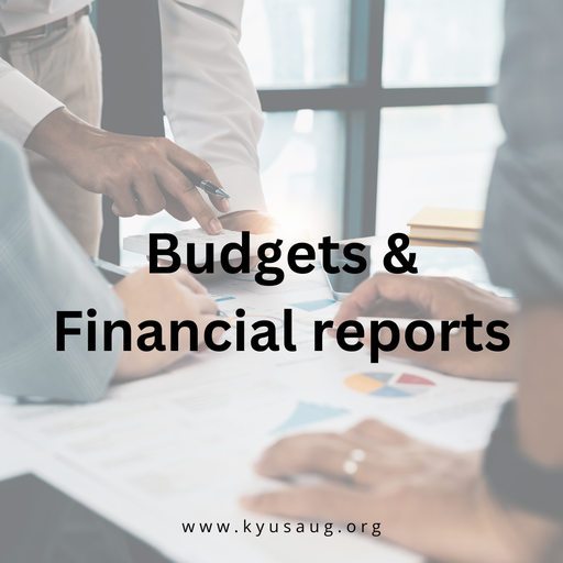 Certificate in Budgeting & Financial Reporting